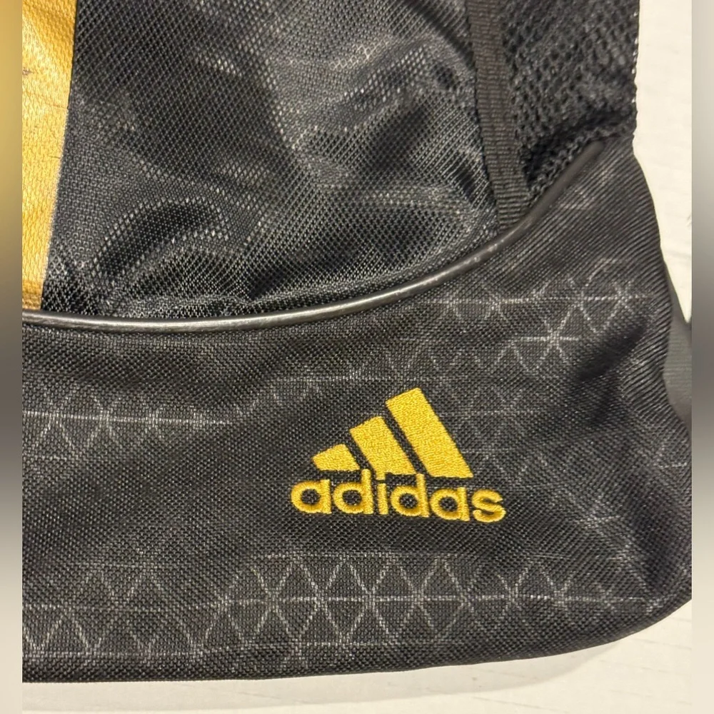 adidas Unisex Alliance II Sackpack, Black/Gold EC
